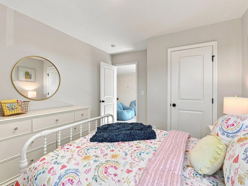 Furnished interior in a model home at Bailey Park in Fayetteville (Image 30).