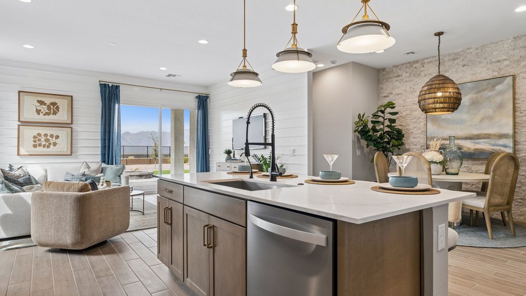 Furnished interior in a model home at Upper Canyon in Phoenix (Image 12).