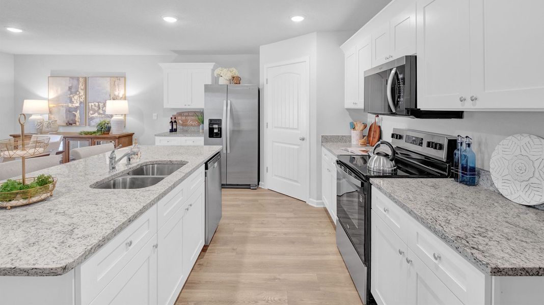 Furnished interior in a model home at Riggs Pointe in Millington (Image 5).