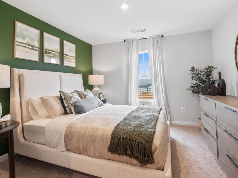 Furnished interior in a model home at Stegall Village in Emerson (Image 11). Furnished interior in a model home at Stegall Village in Emerson (Image 11).