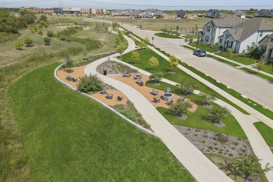 Aerial view of the Karis community in Crowley, TX, showing layout and nearby surroundings (Image 5).