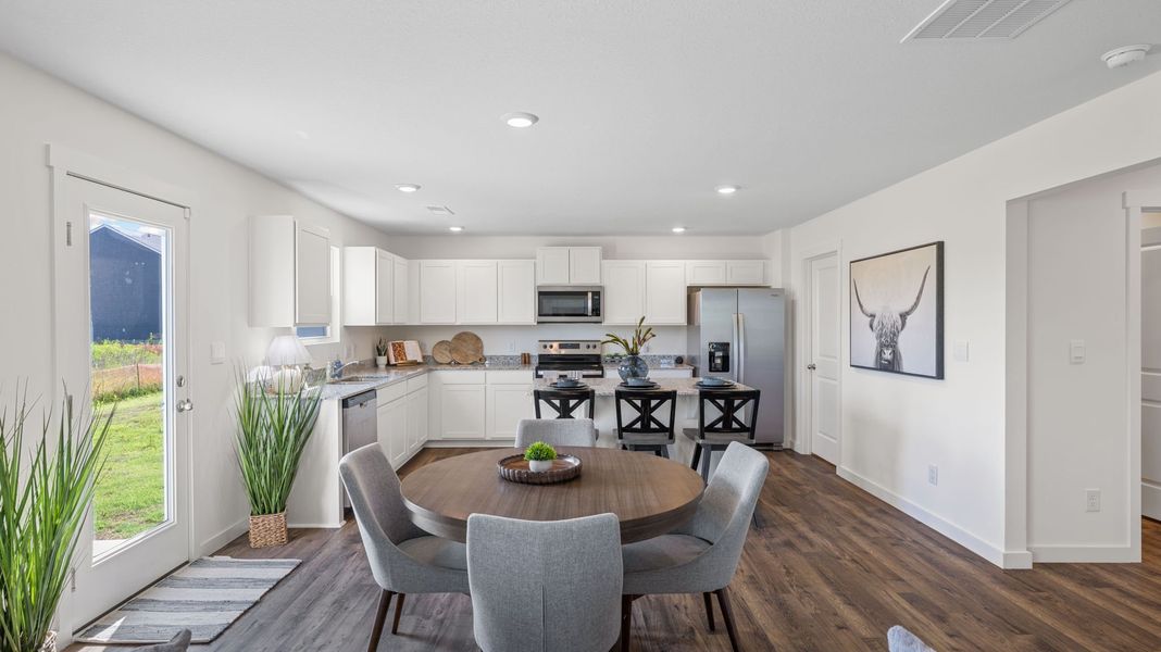 Furnished interior in a model home at Powell Meadows in Cleveland (Image 11).