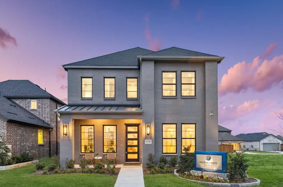 Front exterior of a home in the Cross Creek Meadows community, located in Celina, TX (Image 5). Front exterior of a home in the Cross Creek Meadows community, located in Celina, TX (Image 5).