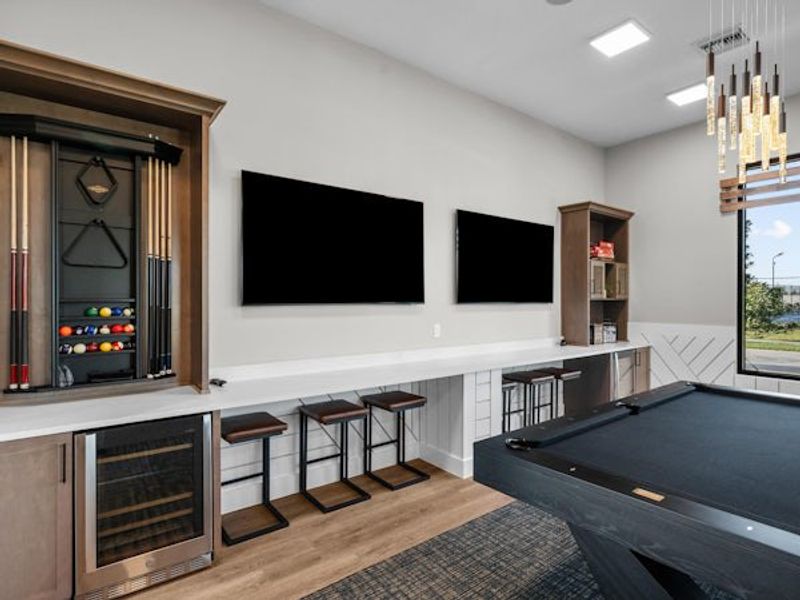 Furnished interior in a model home at BELTERRA in Port St. Lucie (Image 82).