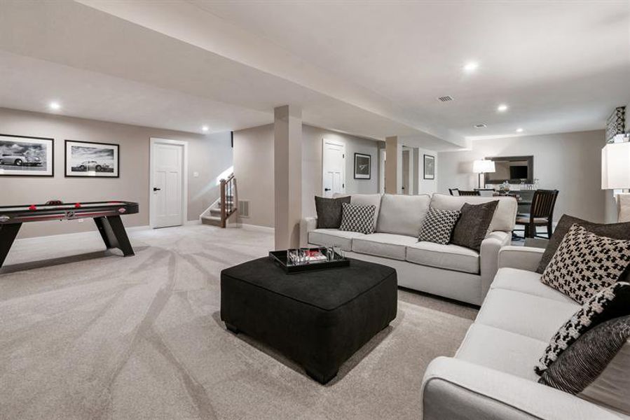 Furnished interior in a model home at Emerson Hills in Cane Ridge (Image 4).