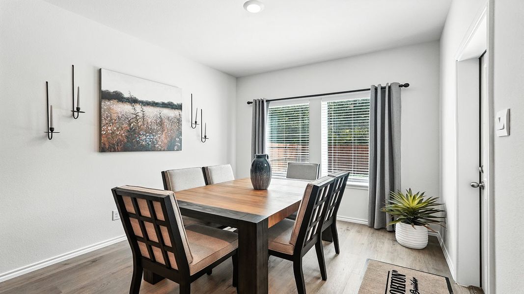 Furnished interior in a model home at The Reserve at Timber Creek in Lindale (Image 17).