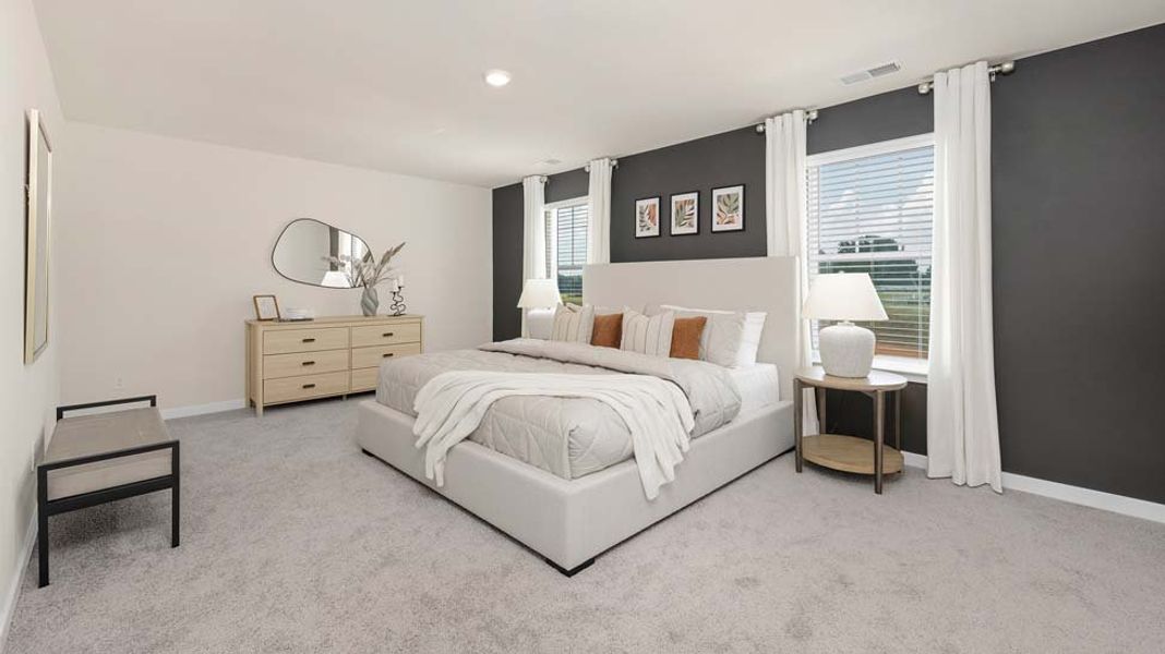 Furnished interior in a model home at Bristol Terrace in Statesville (Image 14).