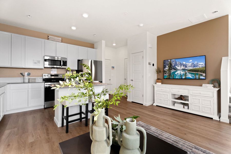 Furnished interior in a model home at Conestoga in Ault (Image 21).