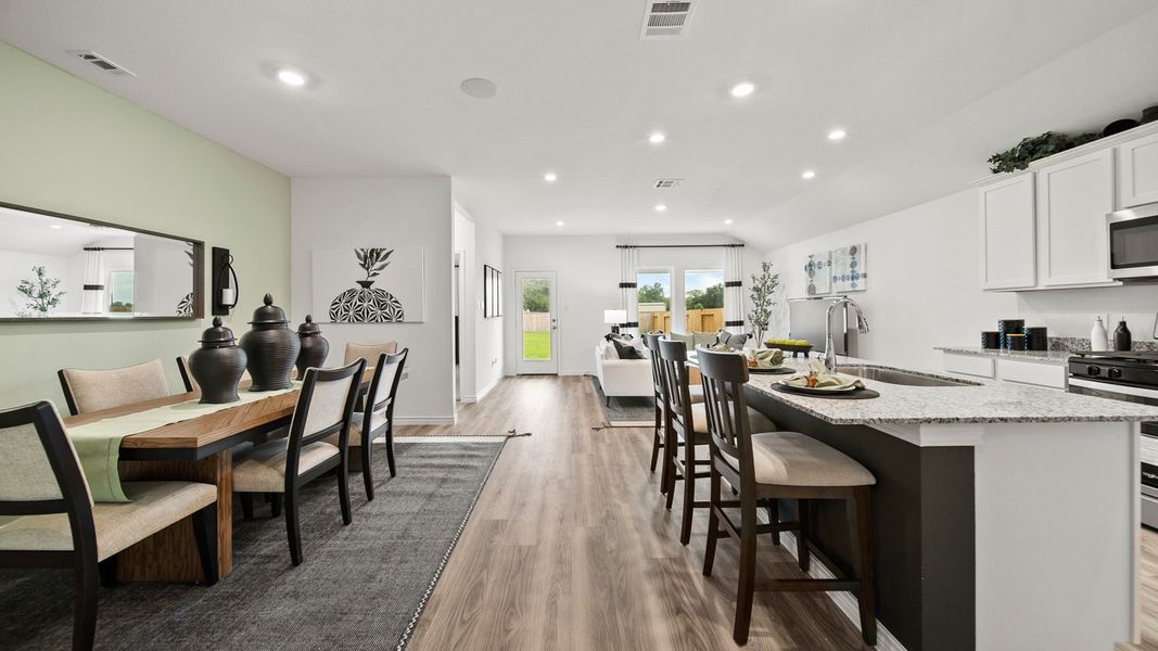 Furnished interior in a model home at China Grove in China (Image 11).