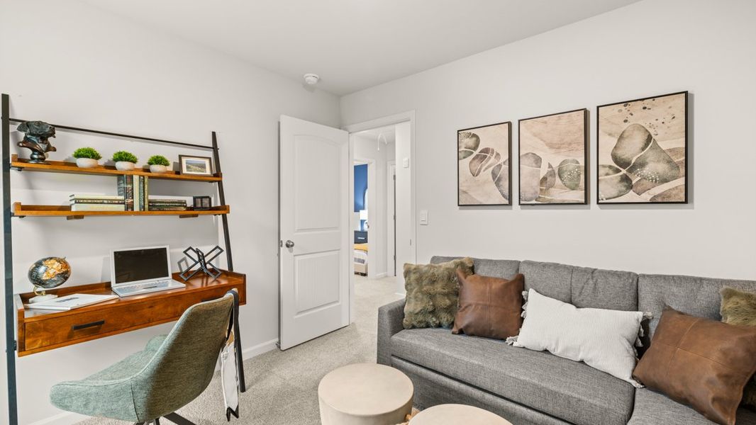 Furnished interior in a model home at Mountain Park in Dahlonega (Image 22). Furnished interior in a model home at Mountain Park in Dahlonega (Image 22).