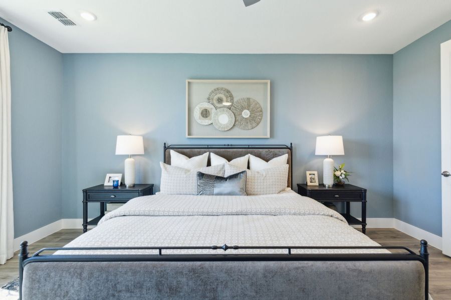 Furnished interior in a model home at Painted Tree Woodland West in McKinney (Image 55). Furnished interior in a model home at Painted Tree Woodland West in McKinney (Image 55).