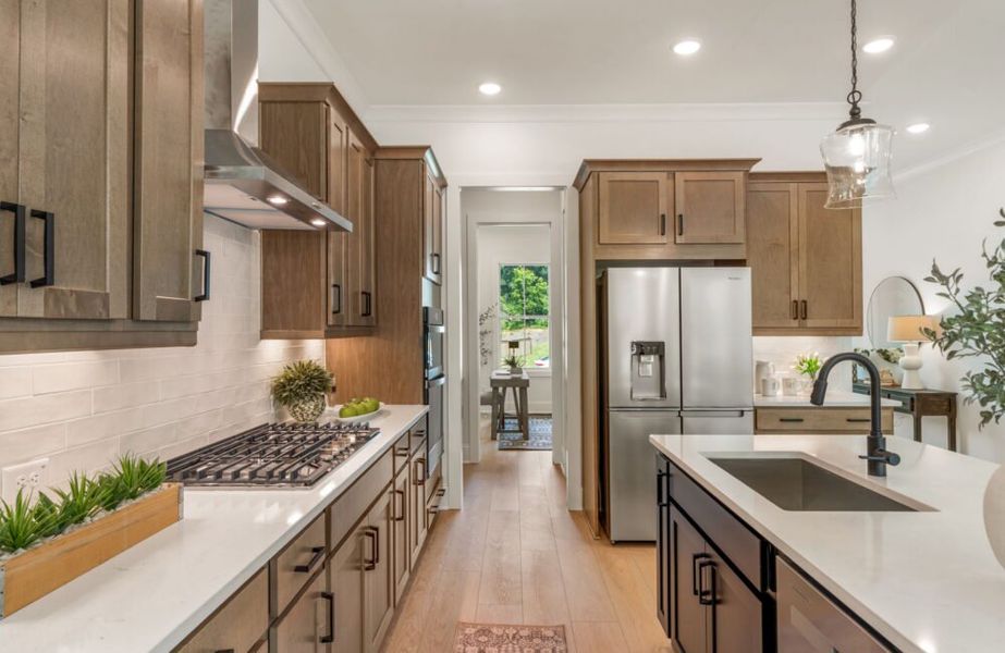 Furnished interior in a model home at Linden Grove in Powder Springs (Image 11).