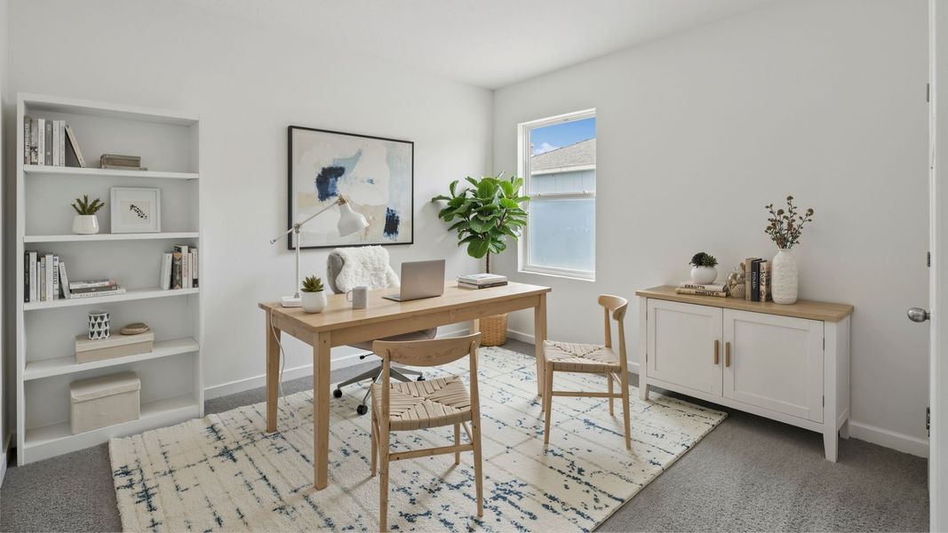 Furnished interior in a model home at Buena Lago in St. Cloud (Image 23).