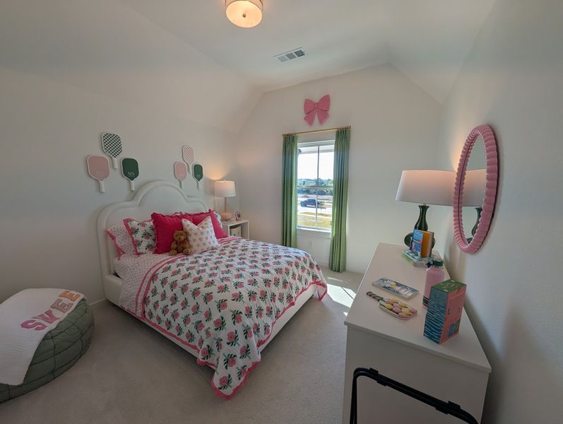 Furnished interior in a model home at Ramble 60s in Celina (Image 22).