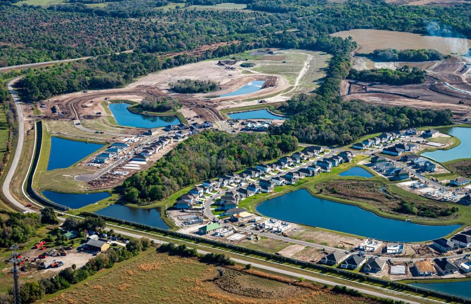 Aerial View of Community