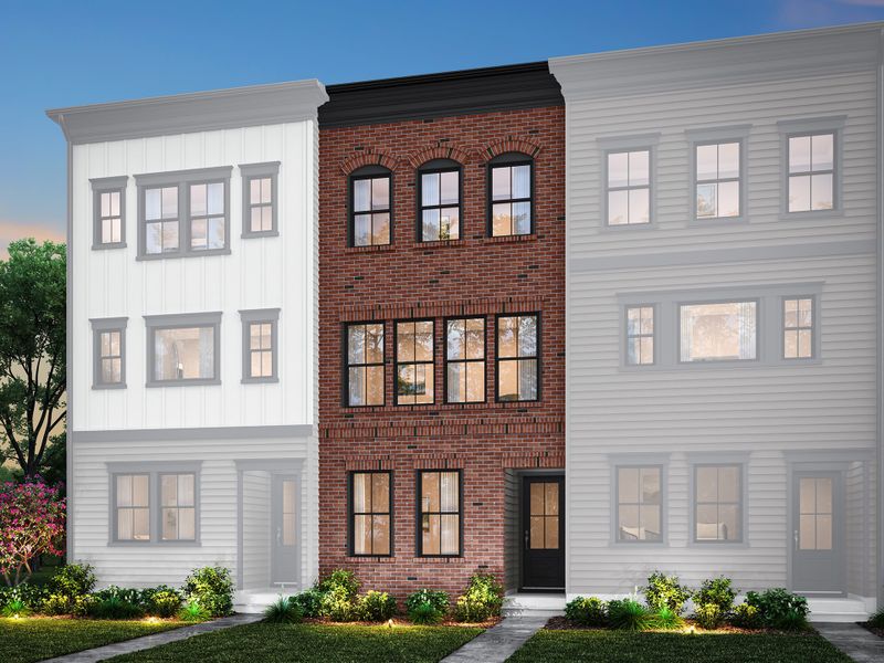 Front exterior of a home in the Old Town Village community, located in Waxhaw, NC (Image 5).