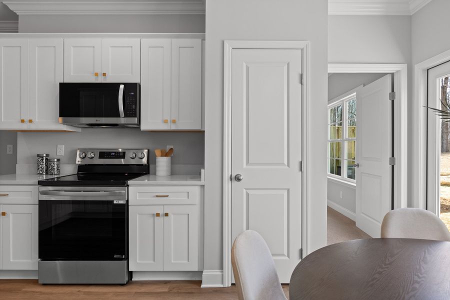 Furnished interior in a model home at The Eleuthera in Chattanooga (Image 51).