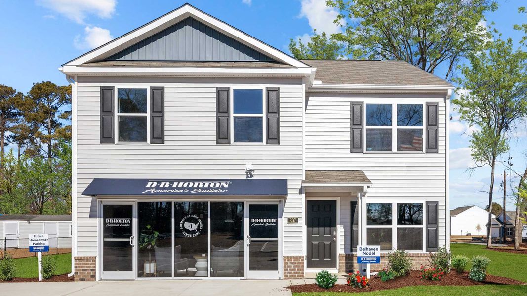 Front exterior of a home in the Blair Ridge community, located in La Grange, NC (Image 1).