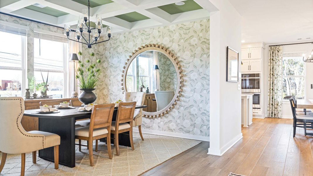 Furnished interior in a model home at McClure Farms in Columbia (Image 5). Furnished interior in a model home at McClure Farms in Columbia (Image 5).