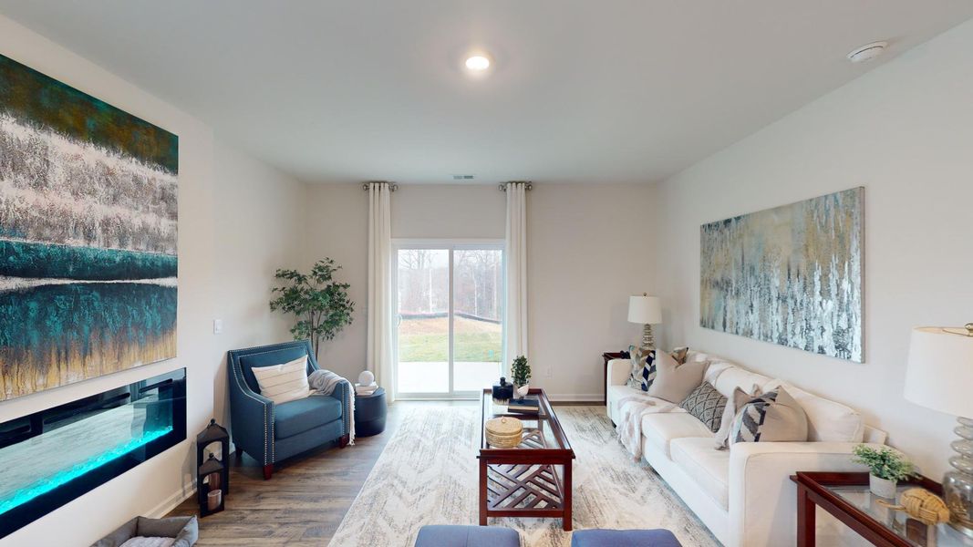 Furnished interior in a model home at Falls at Hickory in Hickory (Image 16). Furnished interior in a model home at Falls at Hickory in Hickory (Image 16).