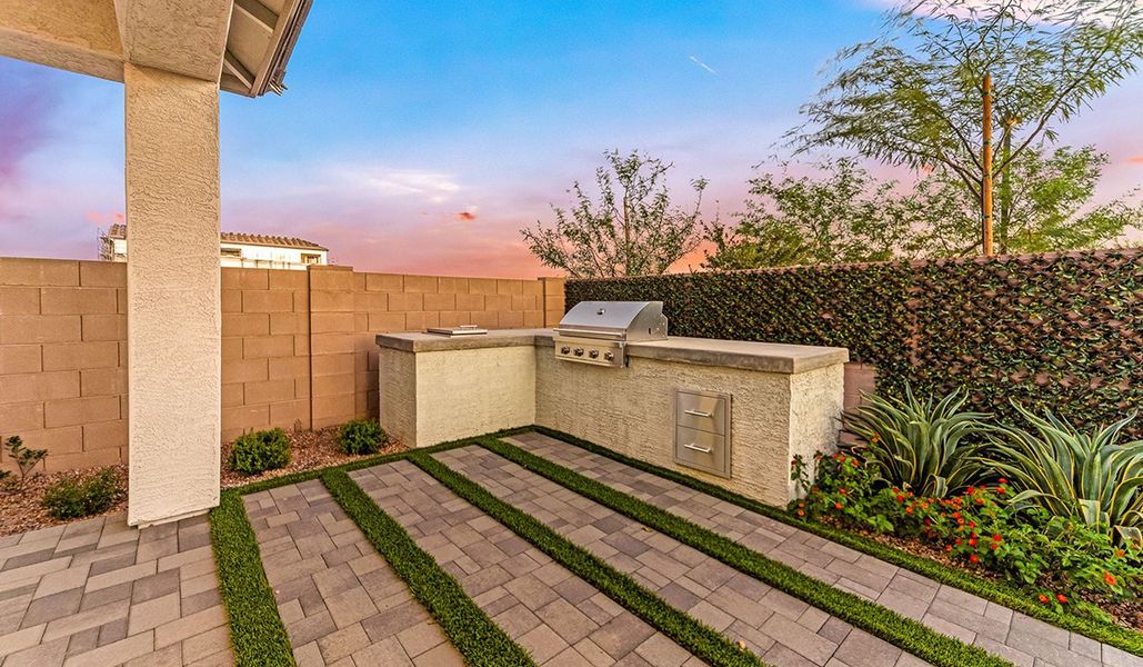 Exterior details of a home in Coronet at Gladden Farms, Marana (Image 45).