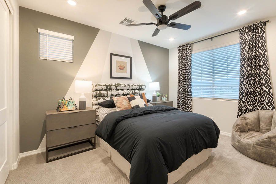 Furnished interior in a model home at Ryder Ranch in Surprise (Image 46).