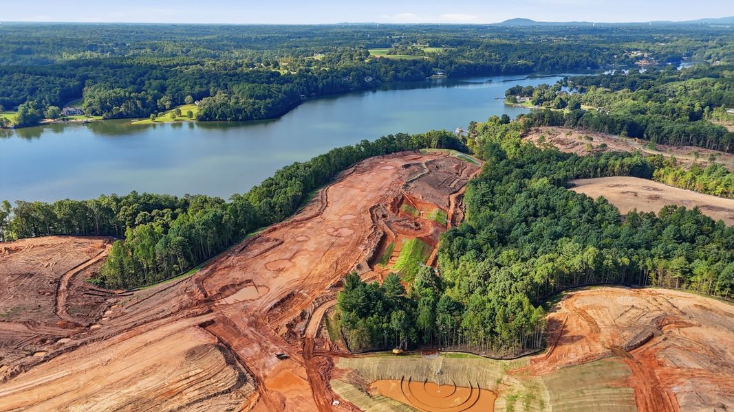Site preparation and early development at Esplanade at Lake Hickory in Taylorsville, NC (Image 14).