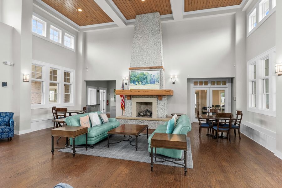 Furnished interior in a model home at Clear Pond - The Coastline Series in Myrtle Beach (Image 27).