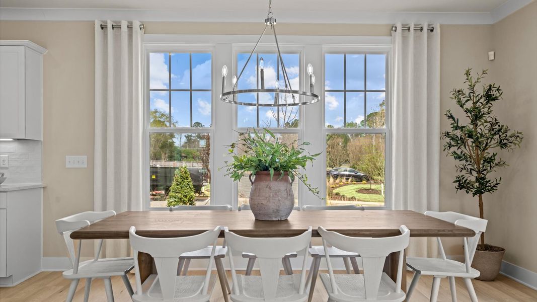 Furnished interior in a model home at Station Pointe in Angier (Image 19). Furnished interior in a model home at Station Pointe in Angier (Image 19).