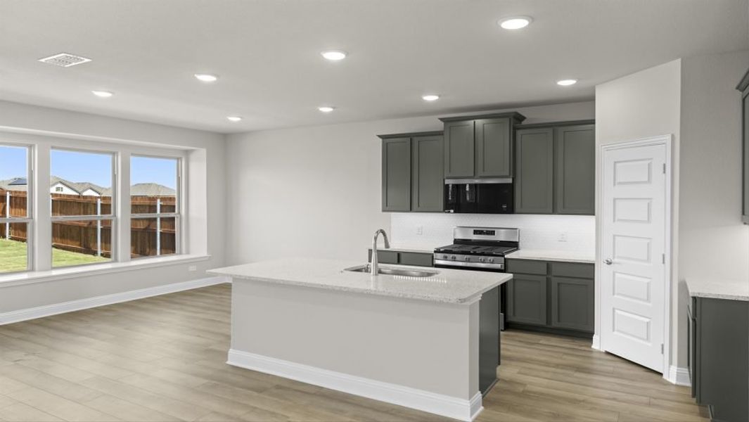 Furnished interior in a model home at Azalea in Pattison (Image 15).