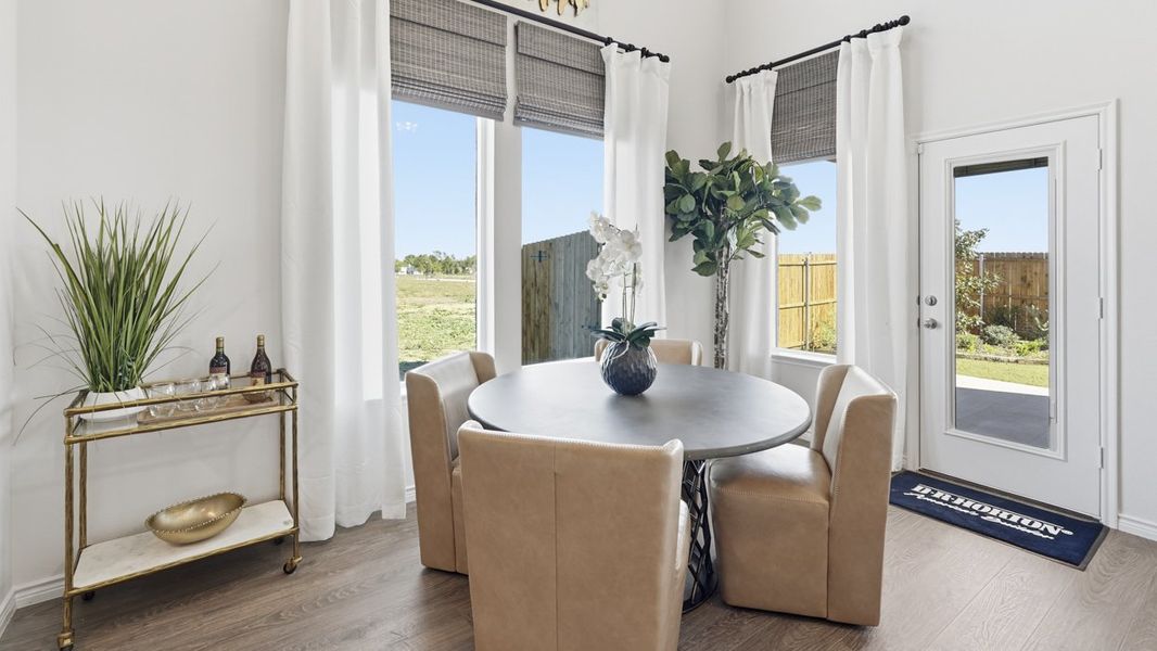 Furnished interior in a model home at Morning Ridge in Princeton (Image 40).