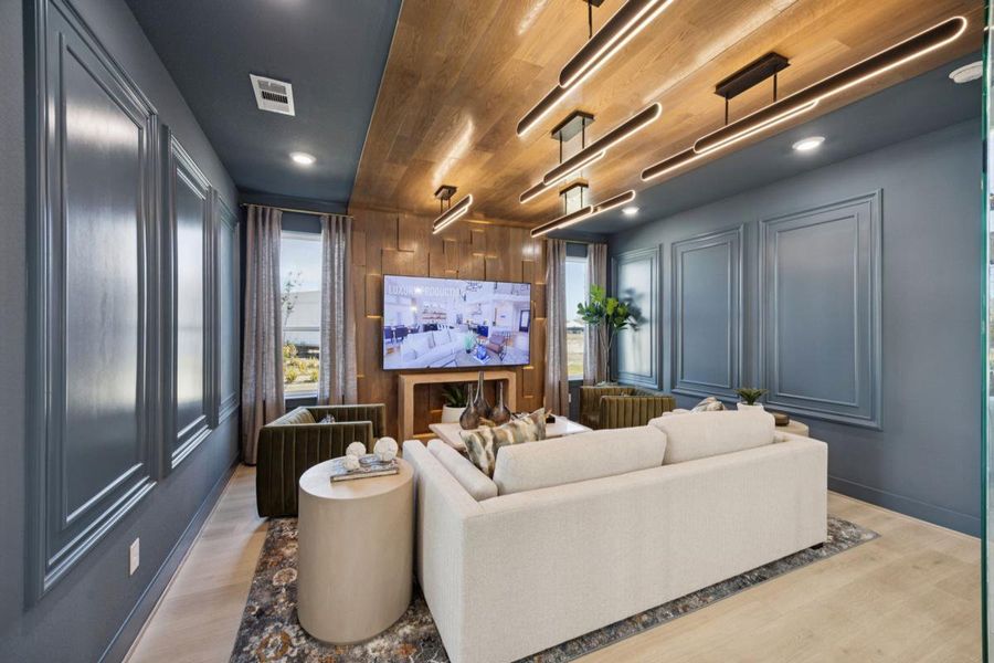 Furnished interior in a model home at Grand Estates of Anna in Anna (Image 16).