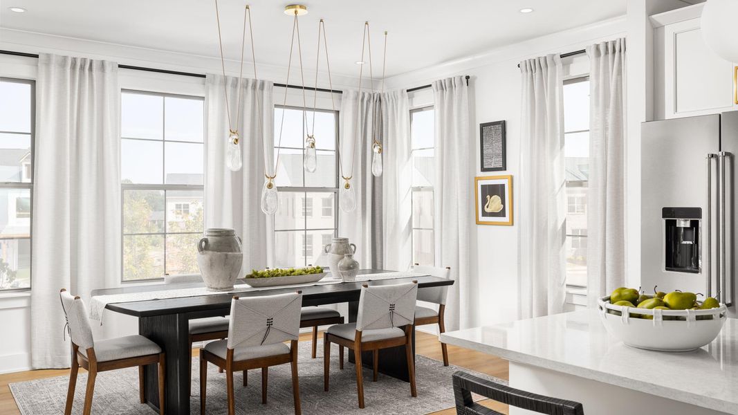 Casual dining area is perfect for entertaining or daily life Casual dining area is perfect for entertaining or daily life