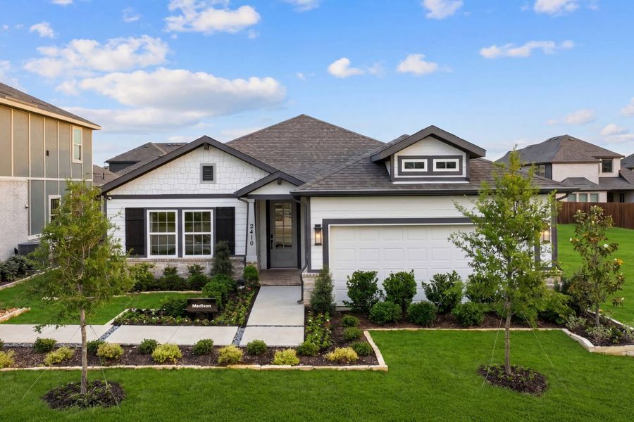 Front exterior of a home in the Oaklawn community, located in Van Alstyne, TX (Image 2). Front exterior of a home in the Oaklawn community, located in Van Alstyne, TX (Image 2).