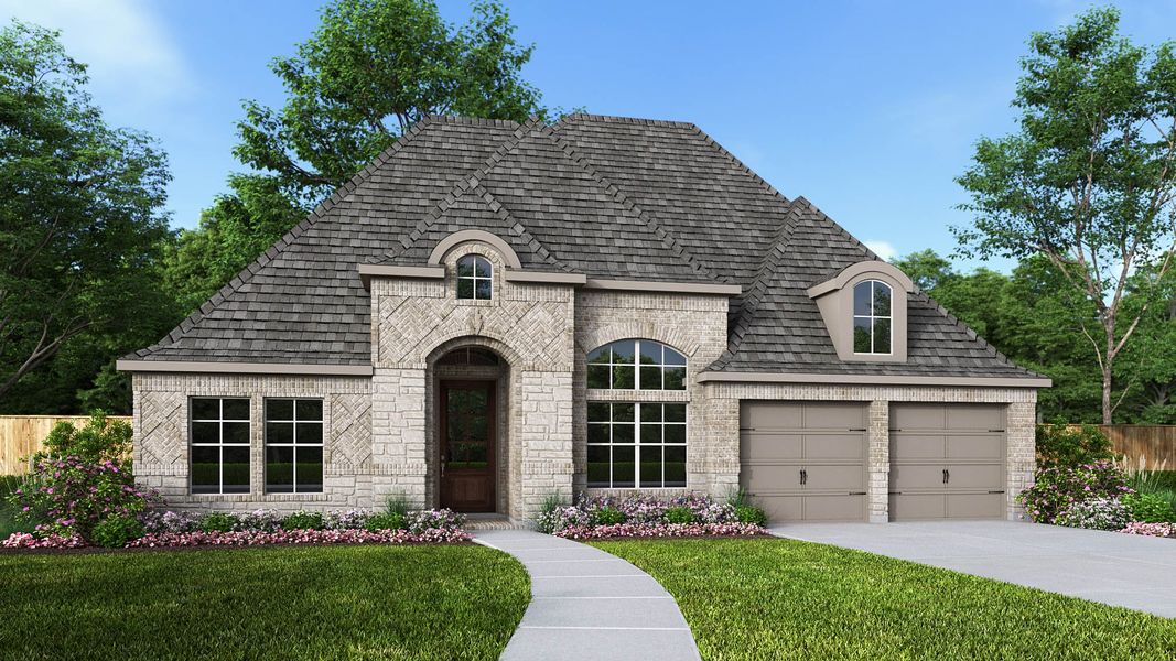 Front exterior of a home in the Alsatian Oaks community, located in Castroville, TX (Image 5).