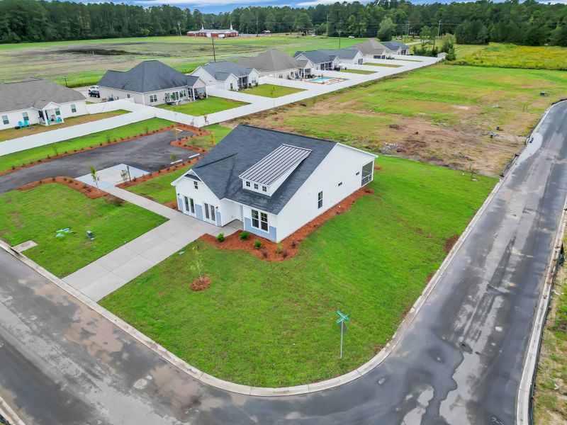 Aerial view of the King Farm Estates community in Aynor, SC, showing layout and nearby surroundings (Image 9).