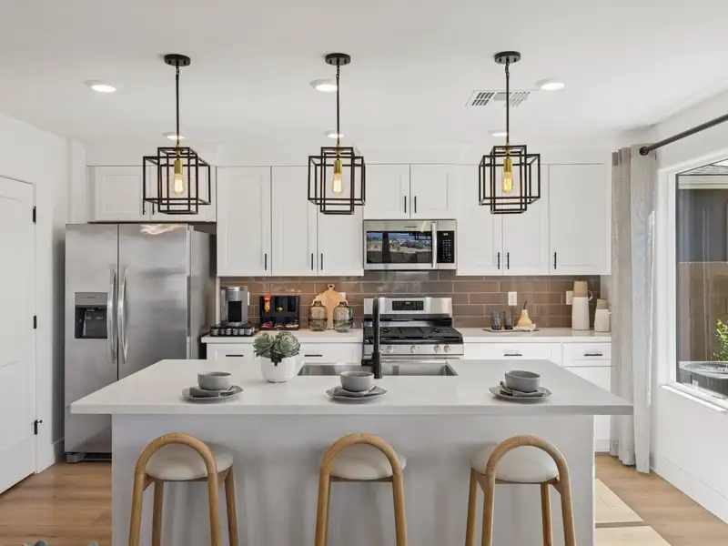 Furnished interior in a model home at South Ranch Southern Collection in Prescott (Image 4).
