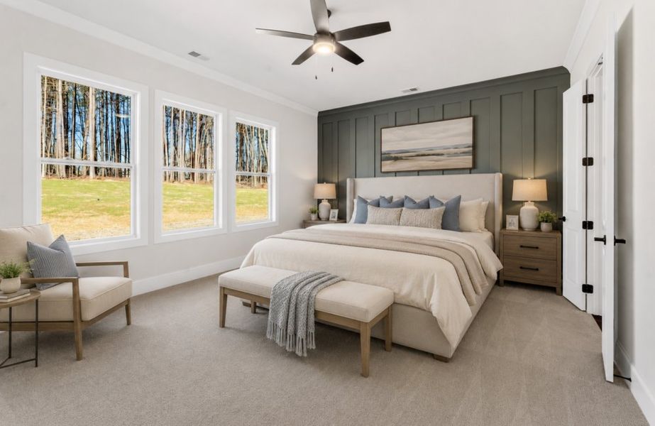 Furnished interior in a model home at The Reserve at Knollwood in Canton (Image 5). Furnished interior in a model home at The Reserve at Knollwood in Canton (Image 5).