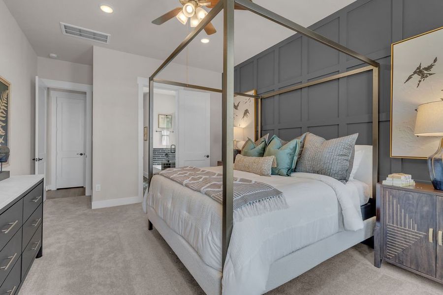 Furnished interior in a model home at Attwater in Waller (Image 30). Furnished interior in a model home at Attwater in Waller (Image 30).