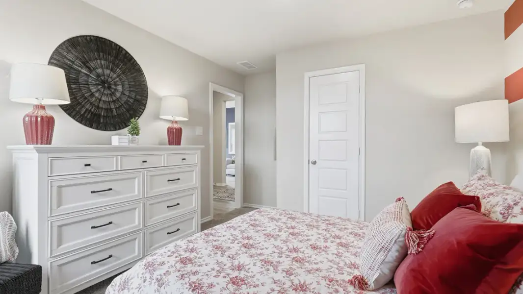 Furnished interior in a model home at Hadley Farms in Godley (Image 18).