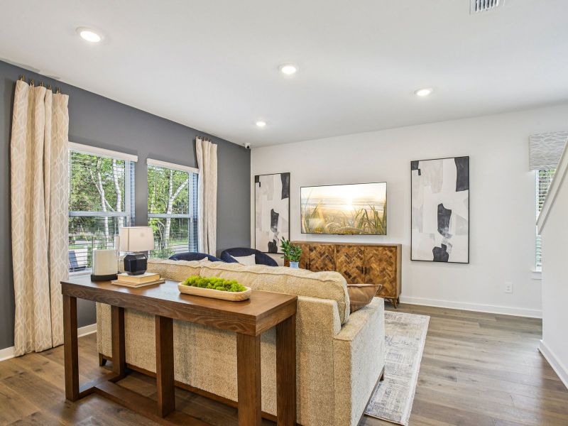 Furnished interior in a model home at Avery Farms - Ridge Series in Murfreesboro (Image 8).
