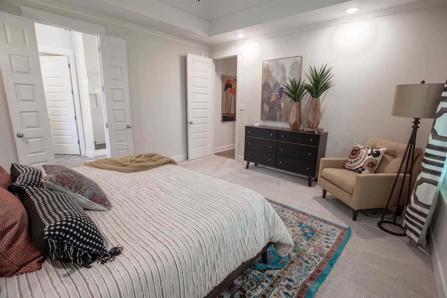 Furnished interior in a model home at Lockwood in Collierville (Image 13). Furnished interior in a model home at Lockwood in Collierville (Image 13).