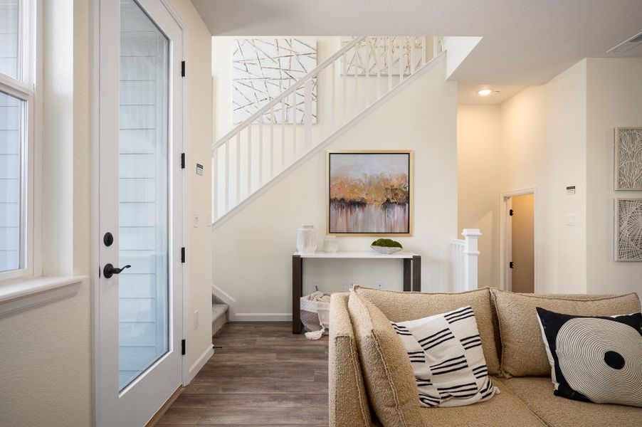 Furnished interior in a model home at The Vistas at West Mesa in Colorado Springs (Image 6).