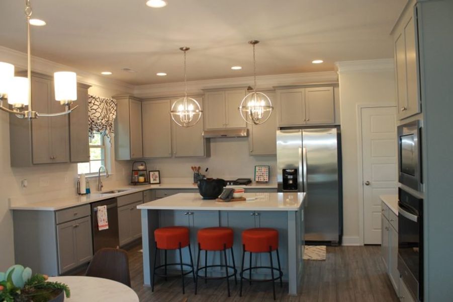 Furnished interior in a model home at Council Creek in Graham (Image 55). Furnished interior in a model home at Council Creek in Graham (Image 55).