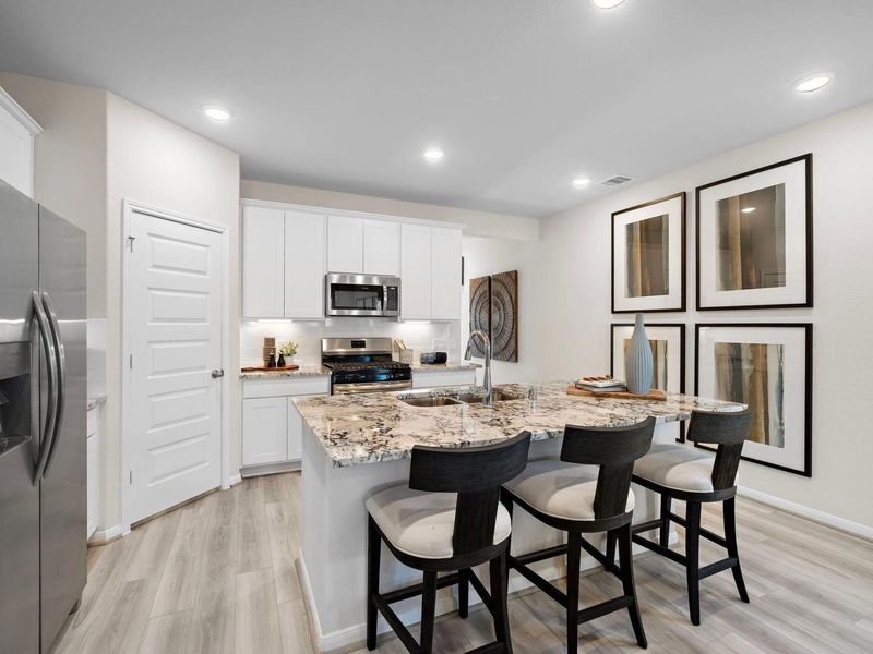 Furnished interior in a model home at Heartland in Heartland (Image 5). Furnished interior in a model home at Heartland in Heartland (Image 5).