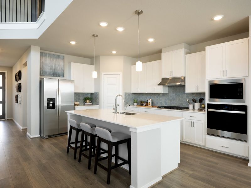 Furnished interior in a model home at Riviera Pines - Classic Series in Huffman (Image 10).