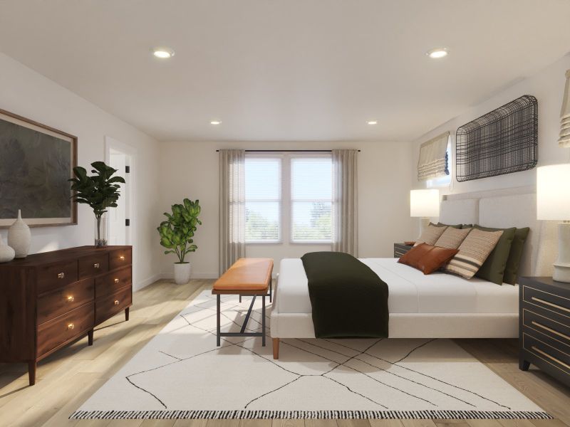 Furnished interior in a model home at McFarland Farms in Mount Juliet (Image 8).