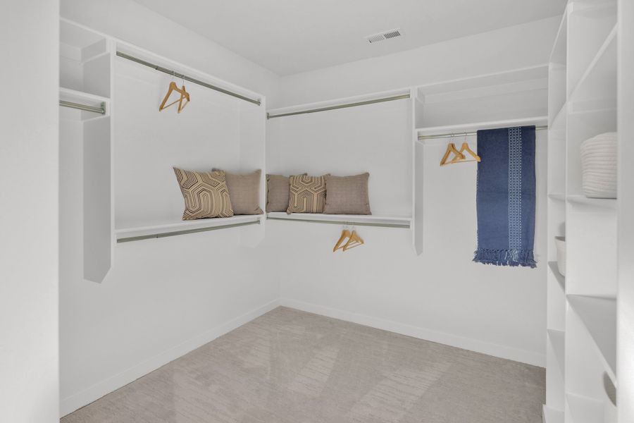 Plan C407 Main Closet by American Legend Homes Plan C407 Main Closet by American Legend Homes