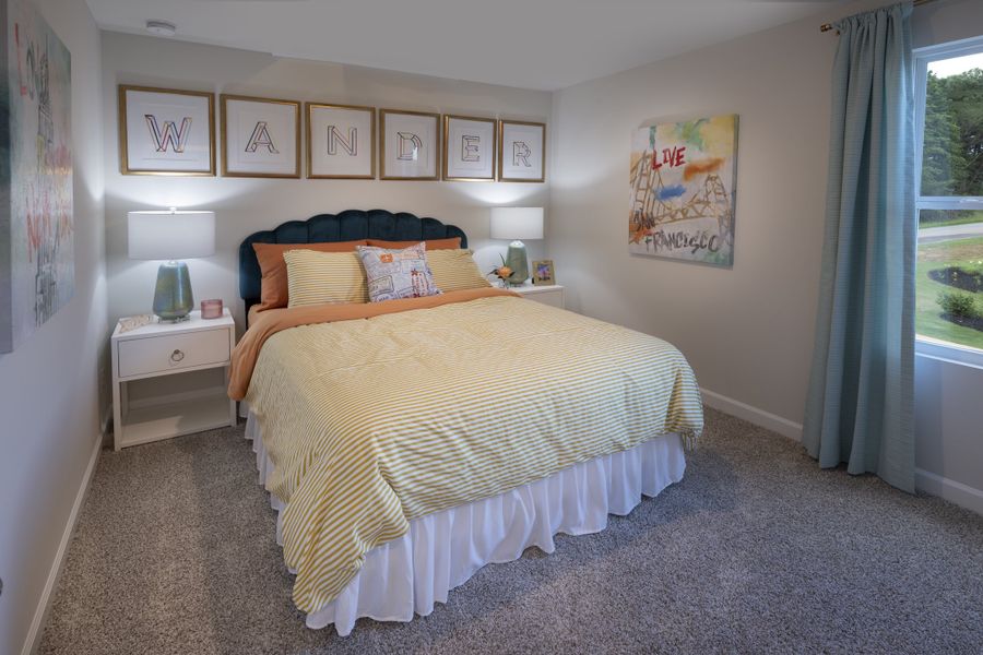 Furnished interior in a model home at Village at White Pine in Pendleton (Image 9).
