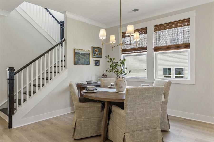 Furnished interior in a model home at South Park in Piedmont (Image 16).